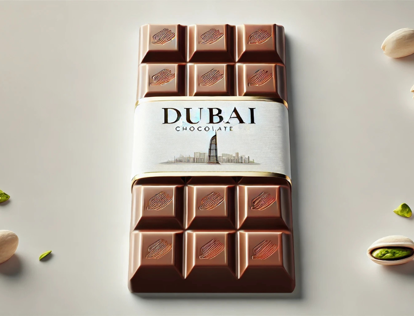 Dubai Schokolade mit Banderole