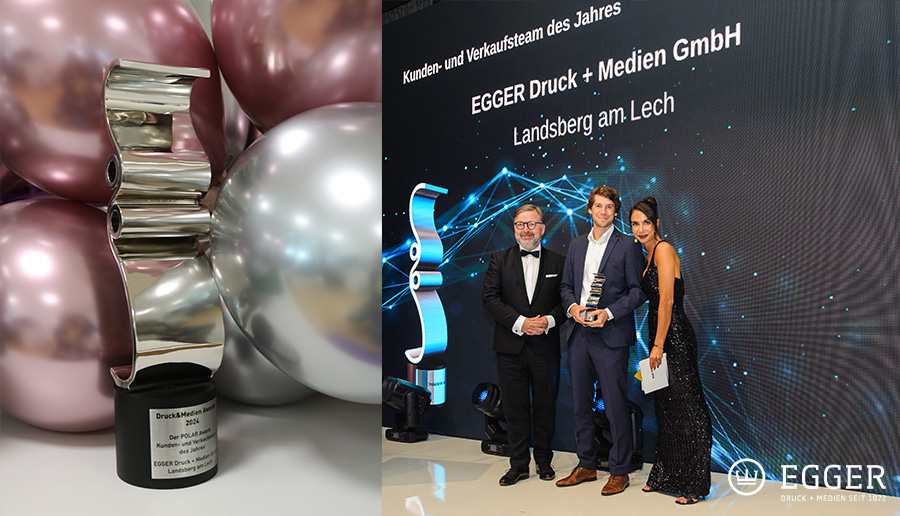 Xaver Egger bei der Verleihung des Druck&Medien Awards 2024