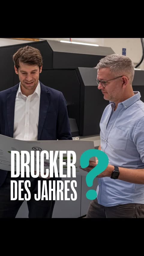 Das Branchenmagazin „Druck & Medien“ zeichnet auch in diesem Jahr wieder die Druckerinnen und Drucker des Jahres für außergewöhnliche Leistungen in der Druckbranche aus. 🏆
Stellvertretend für das Unternehmen stehen Xaver Egger und Andreas Karlsdorfer auf der diesjährigen Shortlist in der Hauptkategorie "𝗗𝗿𝘂𝗰𝗸𝗲𝗿 𝗱𝗲𝘀 𝗝𝗮𝗵𝗿𝗲𝘀".
❕ Unterstützt die beiden mit eurer Stimme ❕
Für das Online-Voting von Druck & Medien benötigt ihr einen persönlichen Abstimmungslink. Diesen könnt ihr per E-Mail an sandra.kuechler@oberauer.com anfordern oder den Link auf dieser Seite nutzen: https://www.eggerdruck.de/drucker-des-jahres-abstimmung.html
 
Vielen Dank für die Nominierung, Sandra Küchler und @druck_und_medien